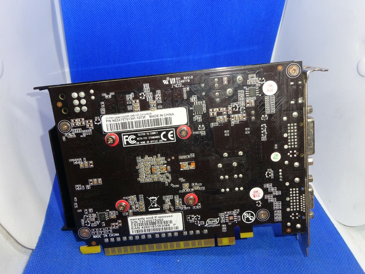 Scheda Video Gainward GeForce GTX 750 2GB GDDR5 – PCIe 3.0 – Usata In Buone Condizioni