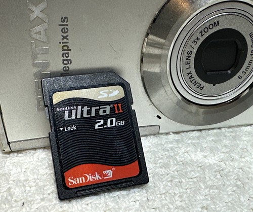 Pentax Optio M30 7,1 megapixel fotocamera digitale compatta argento testata... ((D-2)) - Foto 13 di 13