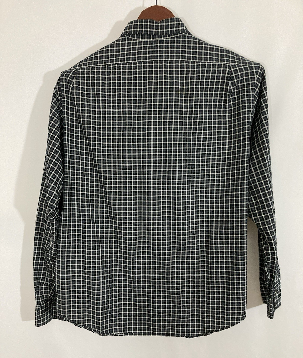 Polo Ralph Lauren Camicia Uomo XXL Nera Plaid Pony Logo Preppy Lusso