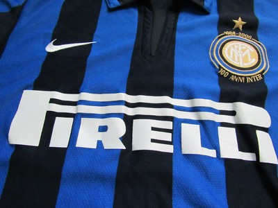 INTER MILAN 100 Anni home shirt jersey NIKE 1908-2008 Nerazzurri