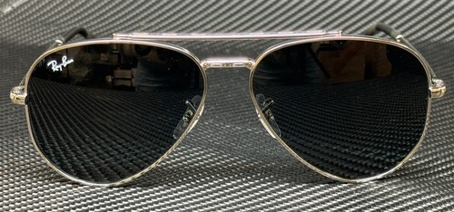 RAY BAN RB3625 003 R5 Silver Blue Unisex New Aviator 62 mm Sunglasses - Picture 2 of 5