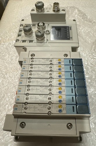 SMC SS5Y3-10S6D2-07B-N3 Pneumatic Bank, Ethercat, Used