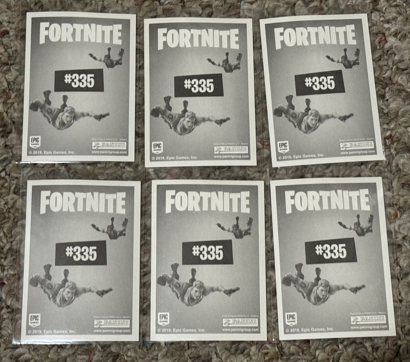 (6) 2019 PANINI FORTNITE READY TO JUMP STICKER 335 SKULL TROOPER FOIL NM eBay