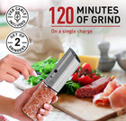 NEW Salt Pepper Grinder LED Lamp Adjustable Electric Spice Mill Kitchen Tools