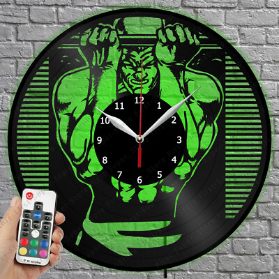 LED Clock Pull On The Bar Vinyl Record Wall Clock Led Light Wall Clock 1283