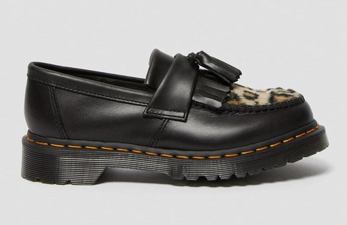 doc martens leopard loafers