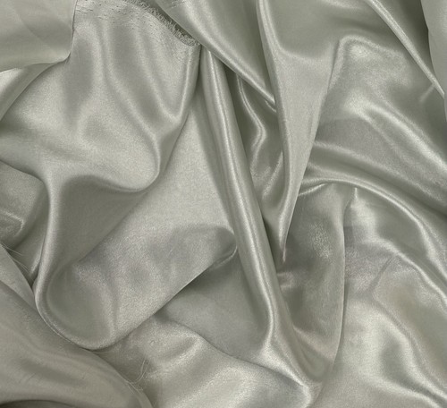 1 mtr shiny spearmint crepe back satin fabric,bridal,deco,dress..58”wide (147cm - Picture 1 of 8