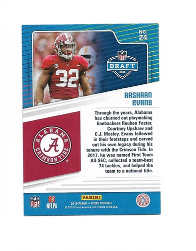 2018 Score Football Insert Singles Complete Your Set U-Pick Free Shipping - Picture 41 of 173