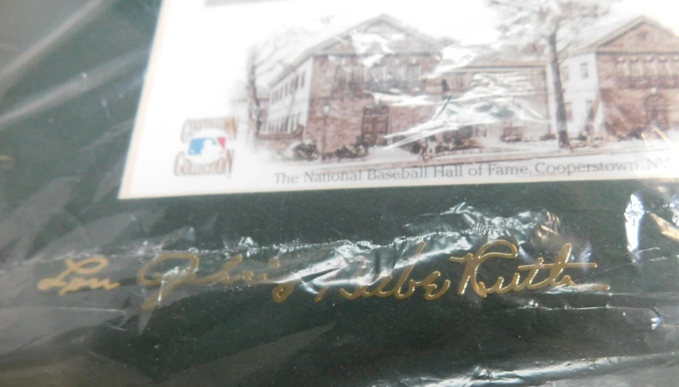 Litografía enmarcada BABE RUTH & LOU GEHRIG Cooperstown con celda de película iluminada 18x22 Foto 4 de 4