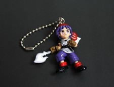 Chrono Cross Serge Figure Keychain 1.8in RPG Game Character Japan Vintage Rare