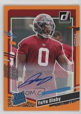 2023 Panini Donruss Rated Rookie Orange Auto YaYa Diaby #394 Auto n0c