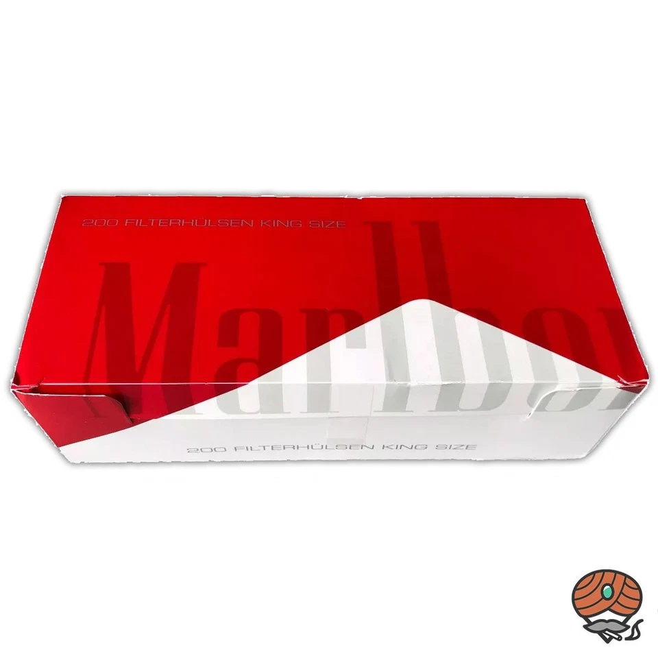 Marlboro Rot Tabak XL Dose 2x 155g, Marlboro Rot Filterhülsen, Zubehör - Bild 3 von 4
