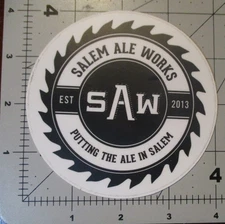 SALEM ALE WORKS Oregon casecade effect STICKER decal craft beer brewery brewing