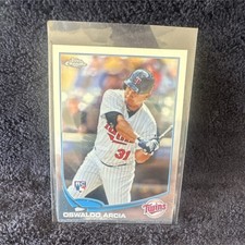 2013 Topps Chrome Oswaldo Arcia Rookie #186 Minnesota Twins Baseball Card. rookie card picture