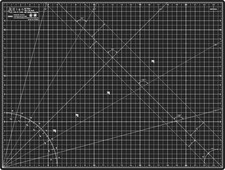 Cutting Mat A2 Black  Taupe Self Healing Cutting Mat 18x24 Inch 5-Ply Craft ...