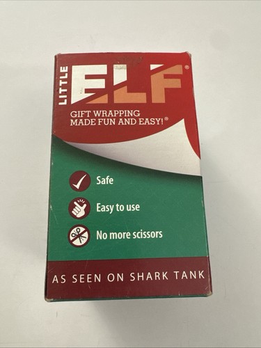 Little Elf Gift Wrap Cutter Tools 2 Piece Easy Presnet Wrapping Shark Tank EB2