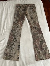 Vintage Just Cavalli 2000s Printed Flare Jeans. Size IT 42 US 6 , slightly used