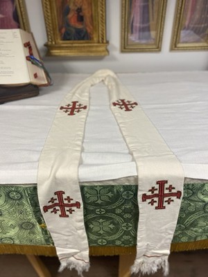 Holy Seplechre priest Stole Purchased In The Holy Land