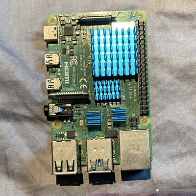 Raspberry Pi 4 Model B 8GB Single Board Computer w/ Heatsinks, USB, HDMI