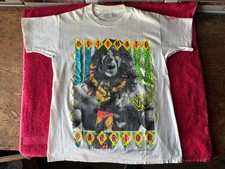 WWF Titan Sports 1990 Ultimate Warrior T Shirt Very Clean No Cracking Youth L