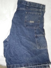 Men's Wrangler carpenter denim blue shorts 48 x 10