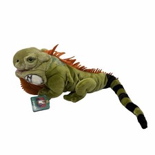 K M International Wild Republic Iguana 30  Plush Full Body Hand Puppet Realistic