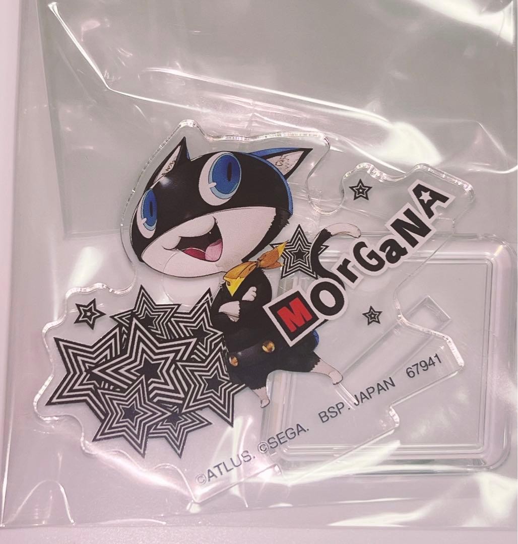 Persona 5 Ichiban Kuji F Prize Acrylic Stand Morgana Collectible Used