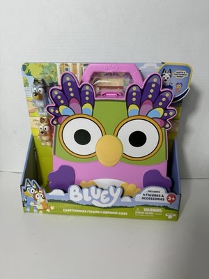 Chattermax Figure Carry Case Bluey Bingo Muffin Chattermax Play Mat Toys