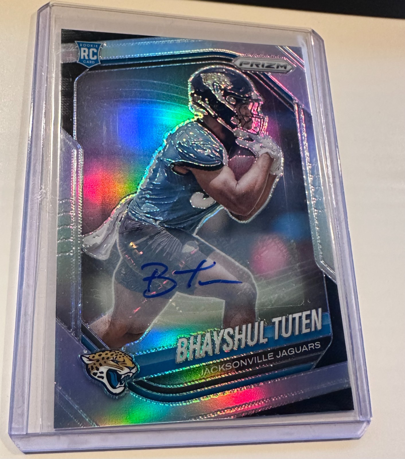 2025 Panini Prizm - Rookies Bhayshul Tuten #305 Silver Prizm Autographs (AU, RC)