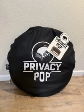 Privacy Pop Bed Tent (Twin) Black 83x47x37