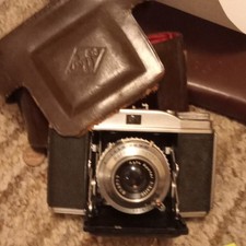 Agfa Isolette II Vintage Folding Camera Black Classic Series