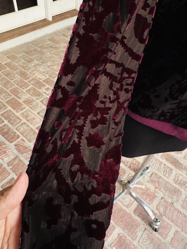 Top M Whimsigoth Samt Strick Sublimiert Crushed Velvet Shirt Simply Vera - Bild 4 von 8