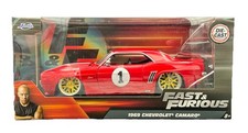 Chevrolet Camaro 1969 rojo rápido y furioso Jada Toys 2025 escala 1:24