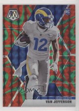 2020 Panini Mosaic Rookies Reactive Green Mosaic Prizm Van Jefferson #224 03od