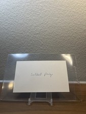 Satchel Paige Signed Index Card!