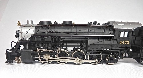 HO Bachmann B&O Mikado 2-8-2 with Vanderbilt Tender Loco & Tender Smokes Lighted - Picture 3 of 13