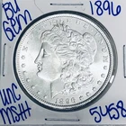 1896 BU UNCIRCULATED MORGAN SILVER DOLLAR AUTHENTIC U.S. MINT FREE SHIPPING 5458