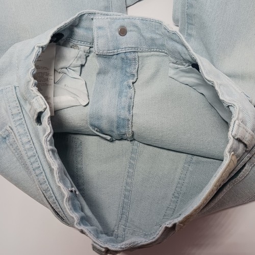 Levi's Silvertab Baggy Fit Wide Leg Jeans Boys Sz 14R Blue Stretch Denim 24X28 - Picture 6 of 7