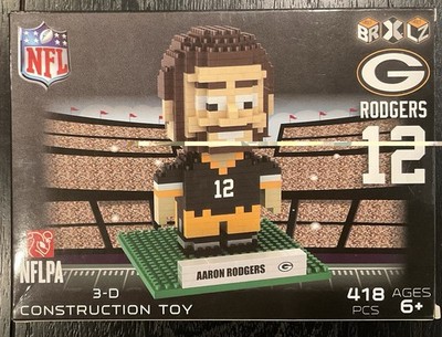 Aaron Rodgers Green Bay Packers Foco Brxlz Brand New Never Opened - 418 Pcs HOF