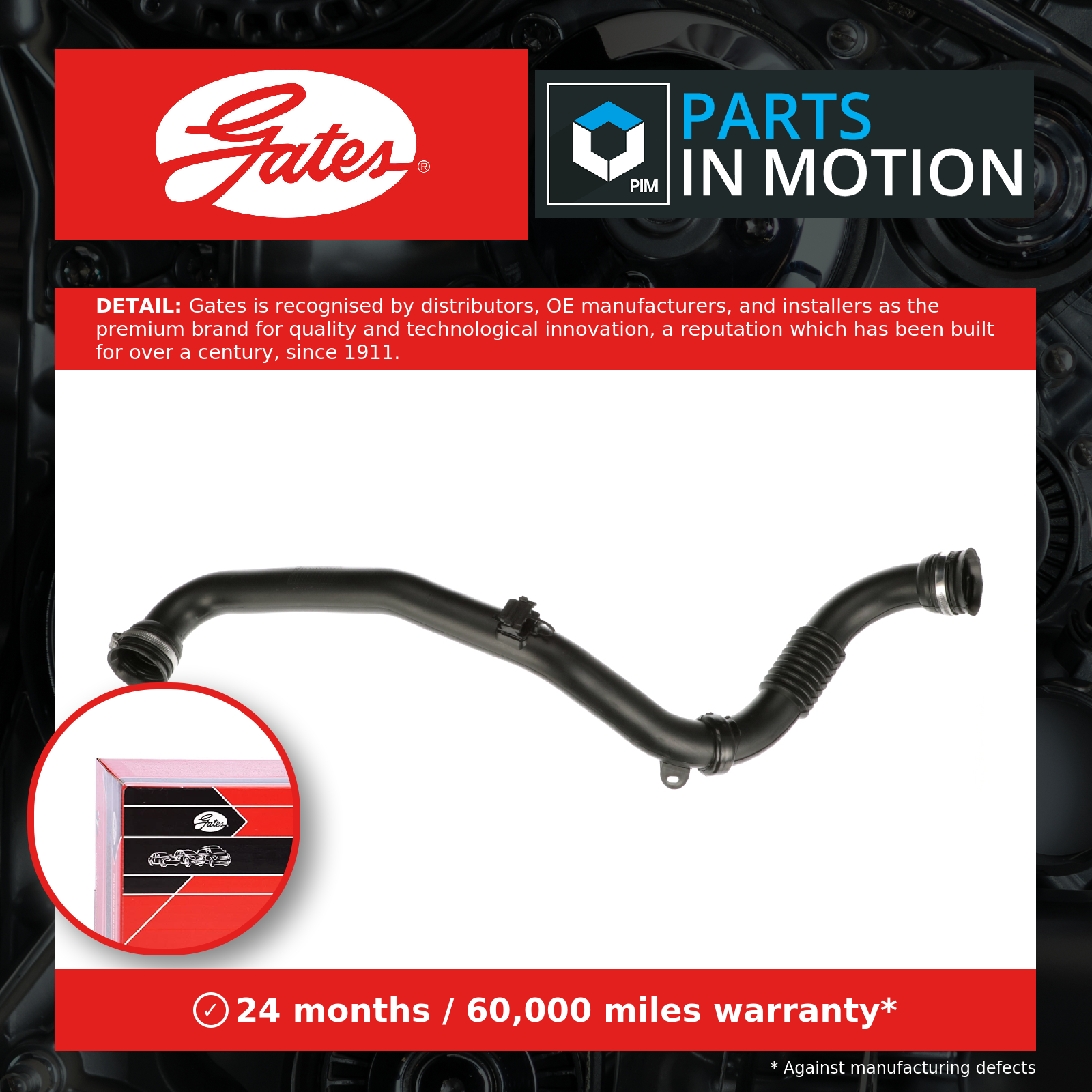 GATES 09-1492 Charger Air Hose for RENAULT - Image 15