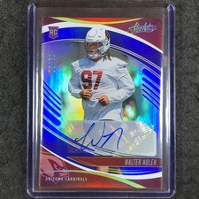 2025 Absolute Football WALTER NOLEN Signature Rookies Auto Blue 3/50 #196
