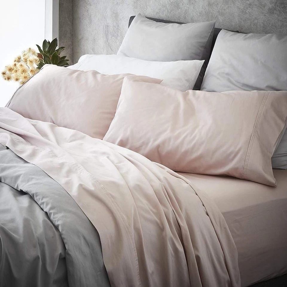 MyHouse Ashton Cotton Sateen Fitted Sheet Ballet Pink - Ballet Pink - Queen - image 1 of 1