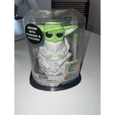 DISNEY Star Wars Design a Vinyl Mandolorian the Child YODA Stickers Markers