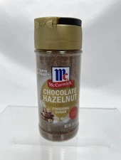 McCormick Chocolate Hazelnut Finishing Sugar 3.61oz Limited Edition