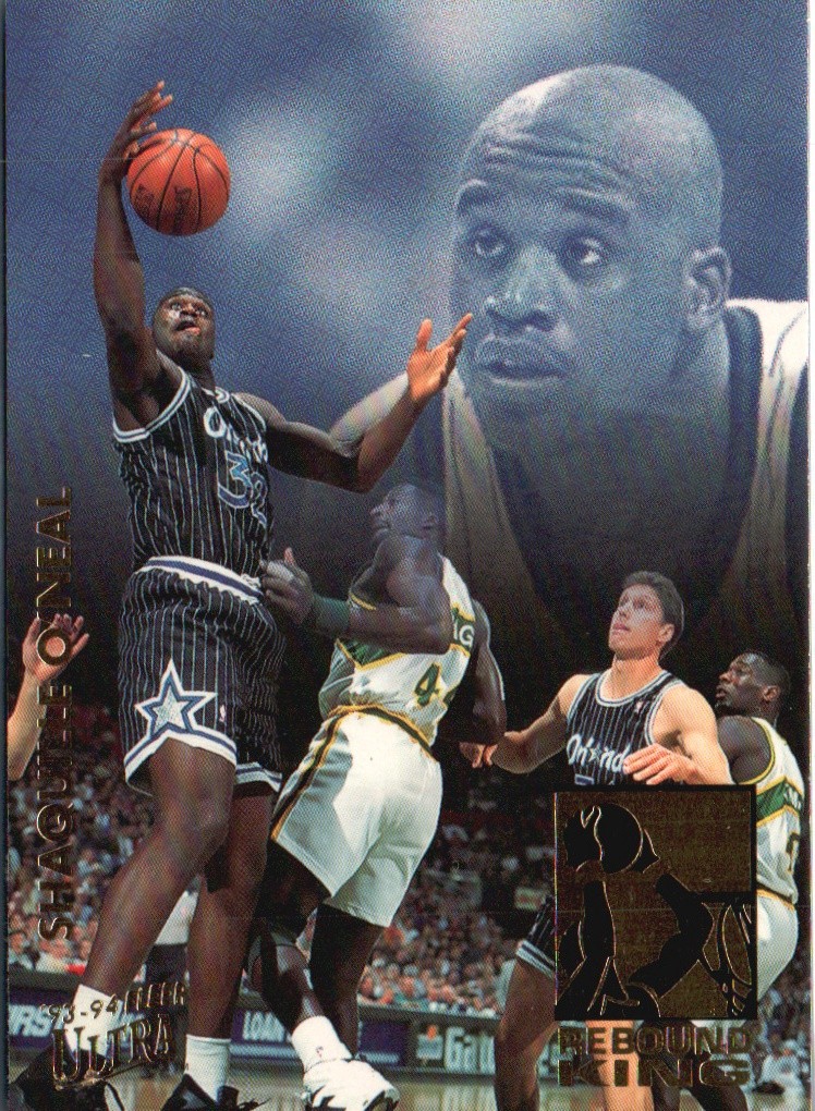 1993-94 Ultra #9 Shaquille O'Neal Rebound Kings