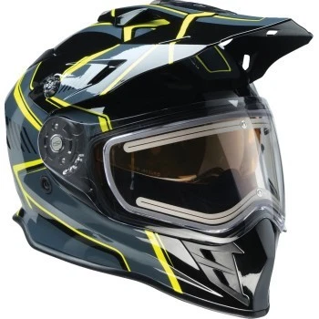 Casco integral de nieve Z1R Range 2.0 - negro rotor/alta visibilidad - grande Foto 2 de 4