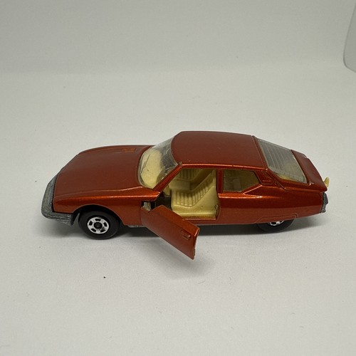 Matchbox Superfast # 51 Citroen SM bronze cream interior England Lesney Vintage - Picture 6 of 6