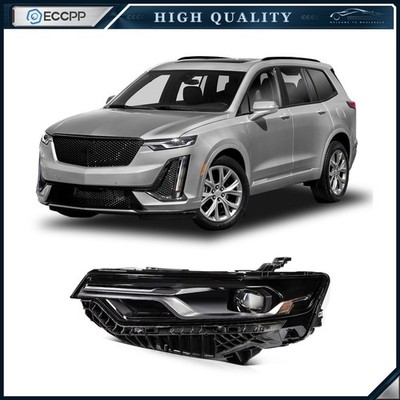 Passenger Side For 2020-2025 Cadillac XT6 Full LED Headlight w/Bulbs w/Projector