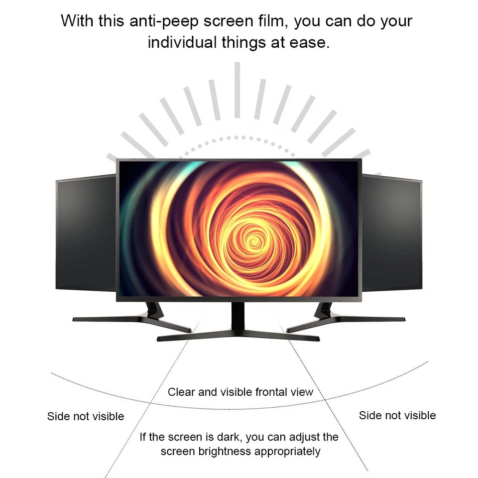 Screen Protector AntiPeep Film Filter 16:9 12.1in Individual Protec-tion For - Image 3 of 4