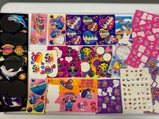 Lisa Frank Vintage Collectible Stationary Sticker Lot
